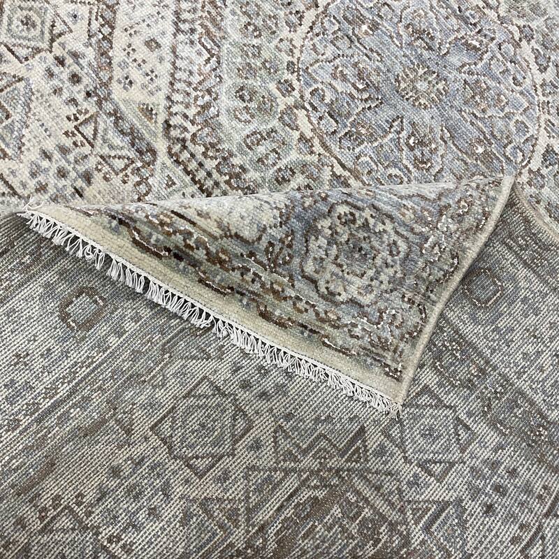 HERAT ORIENTAL Handmade Indo Mamluk Wool Rugs - 8' x 9'7"