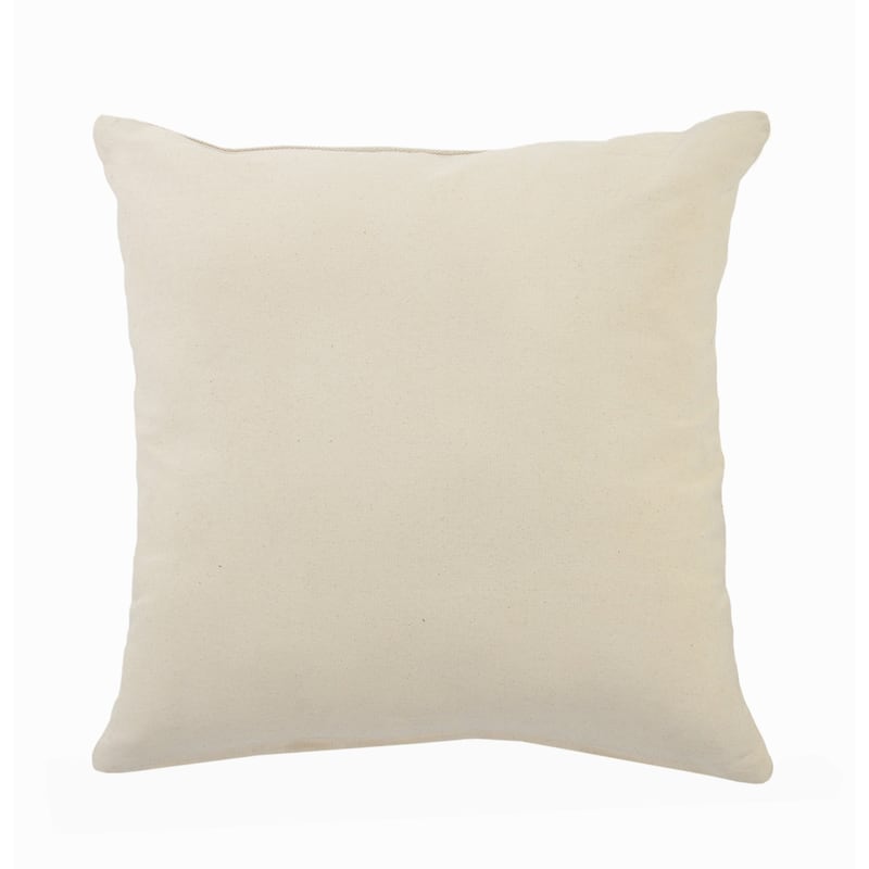 Sevita Avant-garde Natural/Black Dots Cotton Throw Pillow, Set of 2