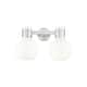 Option Brushed Satin Nickel / Gloss White