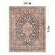 preview thumbnail 38 of 76, Traditional Flat Pile Washable Rug – Pet Friendly, Non-Slip, Ideal for Living Room, Entryway, or Bedroom