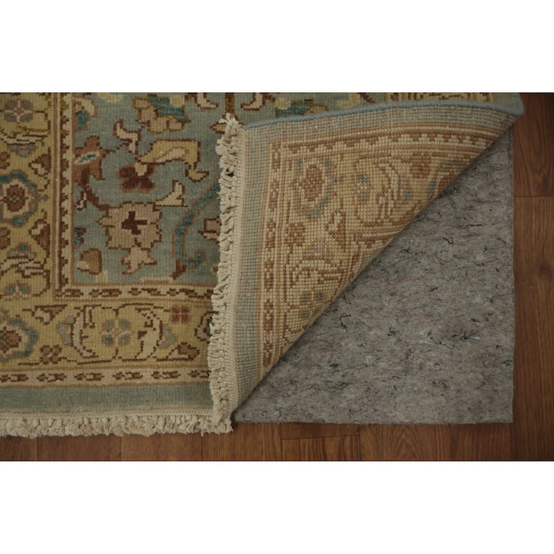 Hand Knotted Oriental 100% Wool Carpet Traditional Floral Navy Blue & Blues Ziegler Area Rug - 3' 11'' X 2' 0''