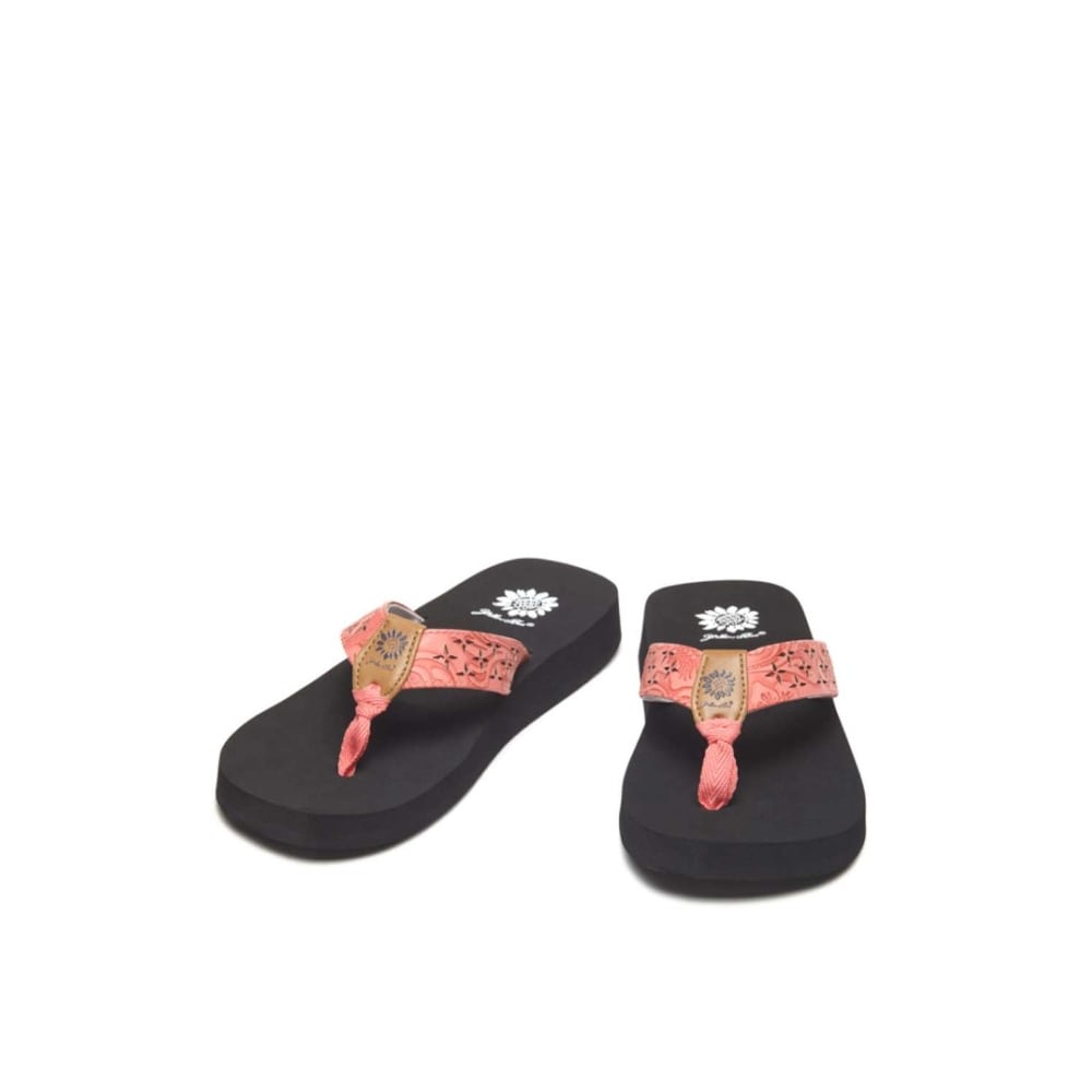 childrens yellow box flip flops