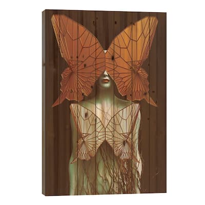 Transformation II Print On Wood by SpaceFrog Designs - Multi-Color