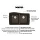 preview thumbnail 26 of 51, Karran Undermount Quartz Double Bowl Kitchen Sink