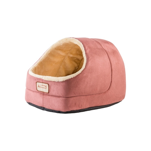 faux suede Cat Bed and Cave 18