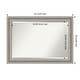 preview thumbnail 27 of 36, Beveled Bathroom Wall Mirror - Parlor Silver Frame Outer Size: 42 x 30 in