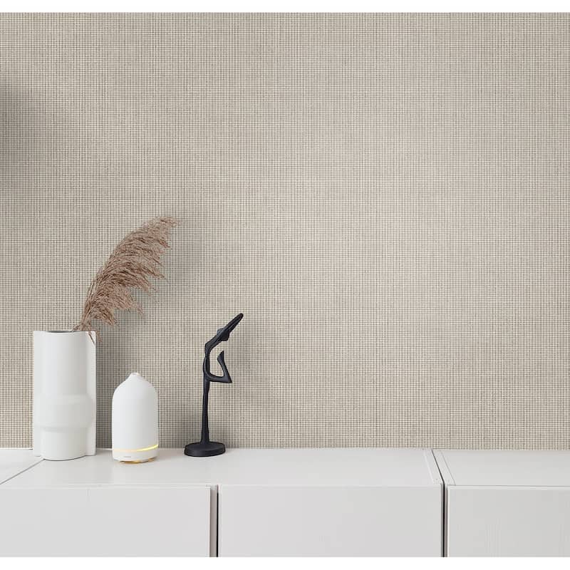 Seabrook Designs Queens Weave Nonwoven Unpasted Wallpaper