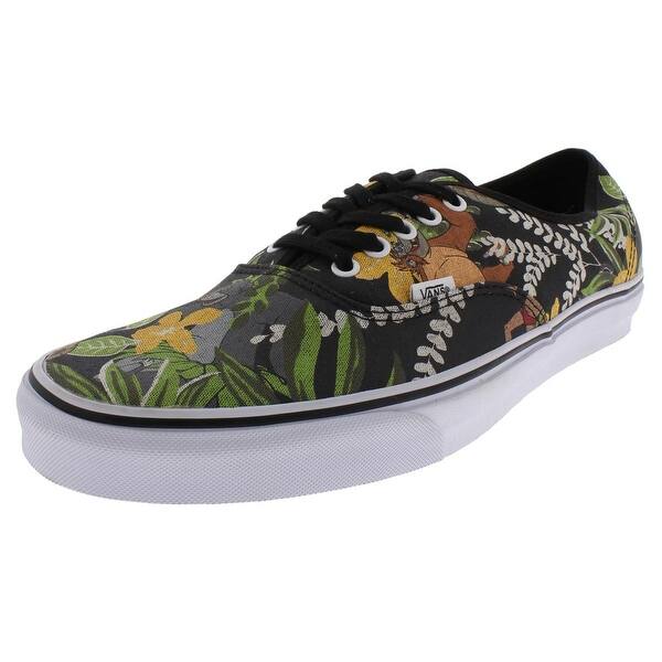 Shop Vans Mens Authentic Casual Shoes Printed Low Top Overstock
