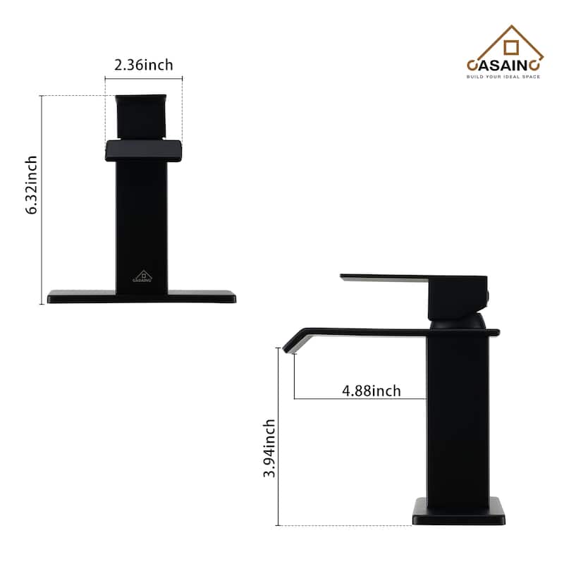 Single Handle Single Hole Bathroom Vanity Sink Faucet