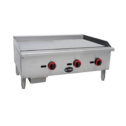 SABA Commercial Thermostatic Griddle Gas Cooktop