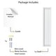 preview thumbnail 9 of 8, Wallniture Philly 23 3/4" White Wall Shelf Kids Room Decor, Floating Bookshelf