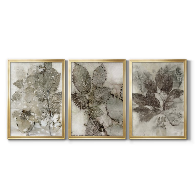 Birch Leaves I Premium Framed Canvas - Ready to Hang - Multi-Color