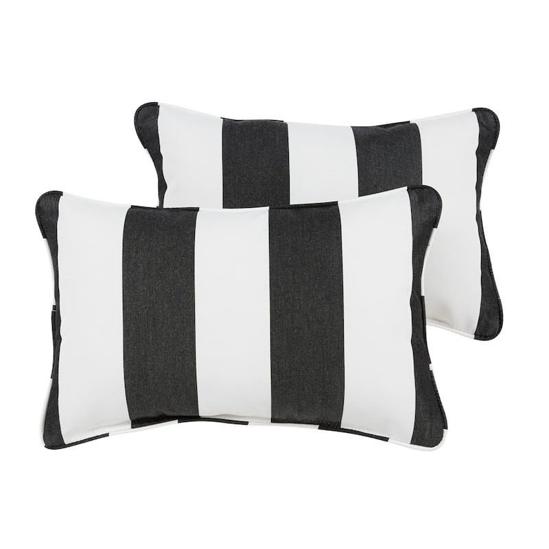 Sunbrella Cabana Classic Corded Indoor/ Outdoor Pillows (Set of 2)