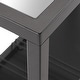 preview thumbnail 14 of 16, Metropolitan Mirrored Glass Top Metal Bar Cart by iNSPIRE Q Bold