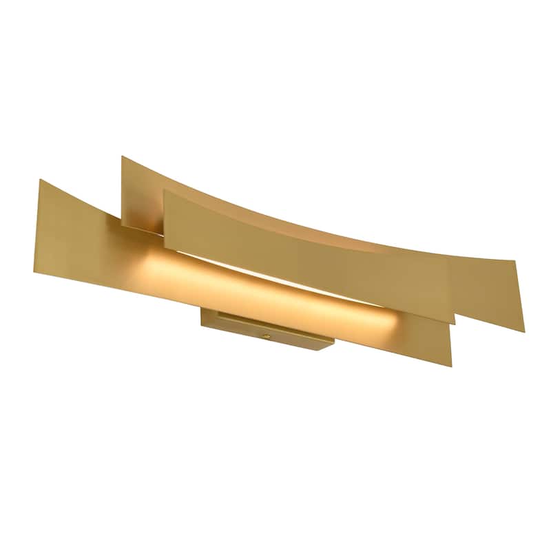 Candora Integrated LED 24in Brass Vanity Light