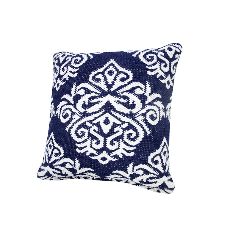 Sevita Traditional Decorative Damask Throw Pillow