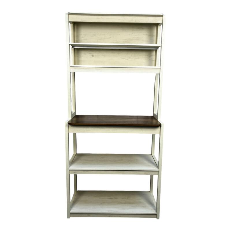 31.5" 5-Tier Bakers Rack for Kitchen with Storage, Coffee Bar, Kitchen Shelves, Microwave Stand