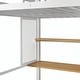 preview thumbnail 30 of 30, Full Size Metal Loft Bed with Wardrobe, Desk, Storage Shelves