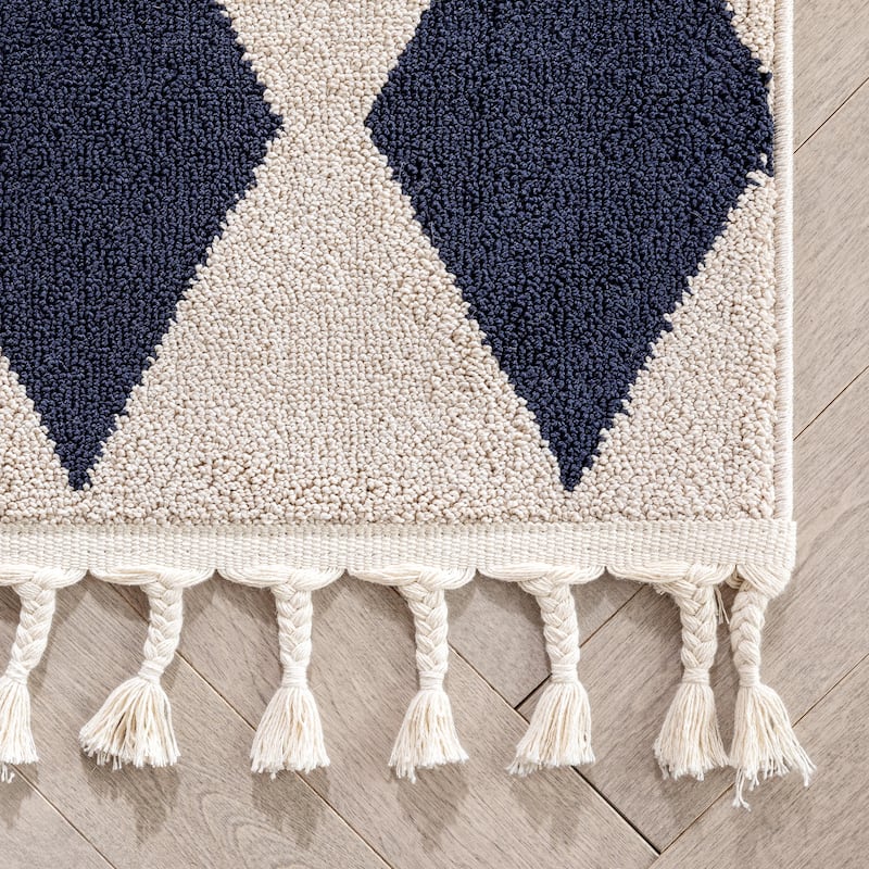 Well Woven Loop De Loop Cruce Geometric Tribal Area Rug