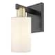 Option Black Antique Brass / Matte White