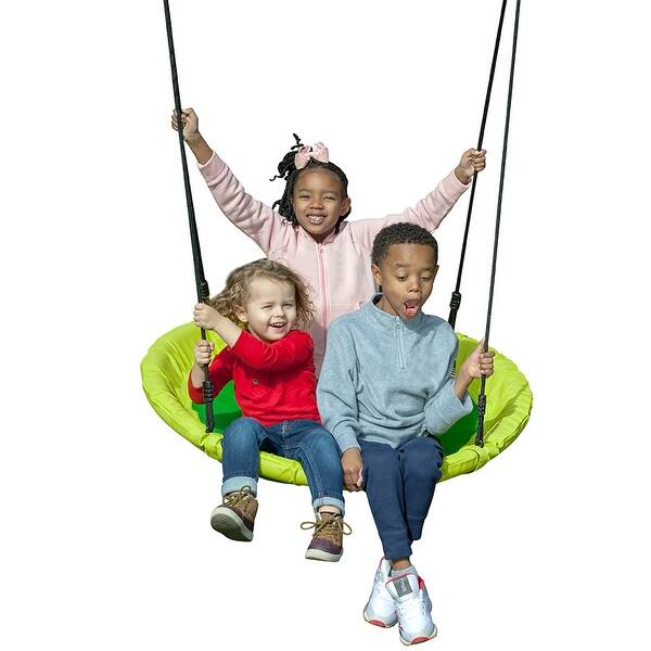 slide 2 of 21, Creative Cedar Designs Kids Saucer Swing- 40"