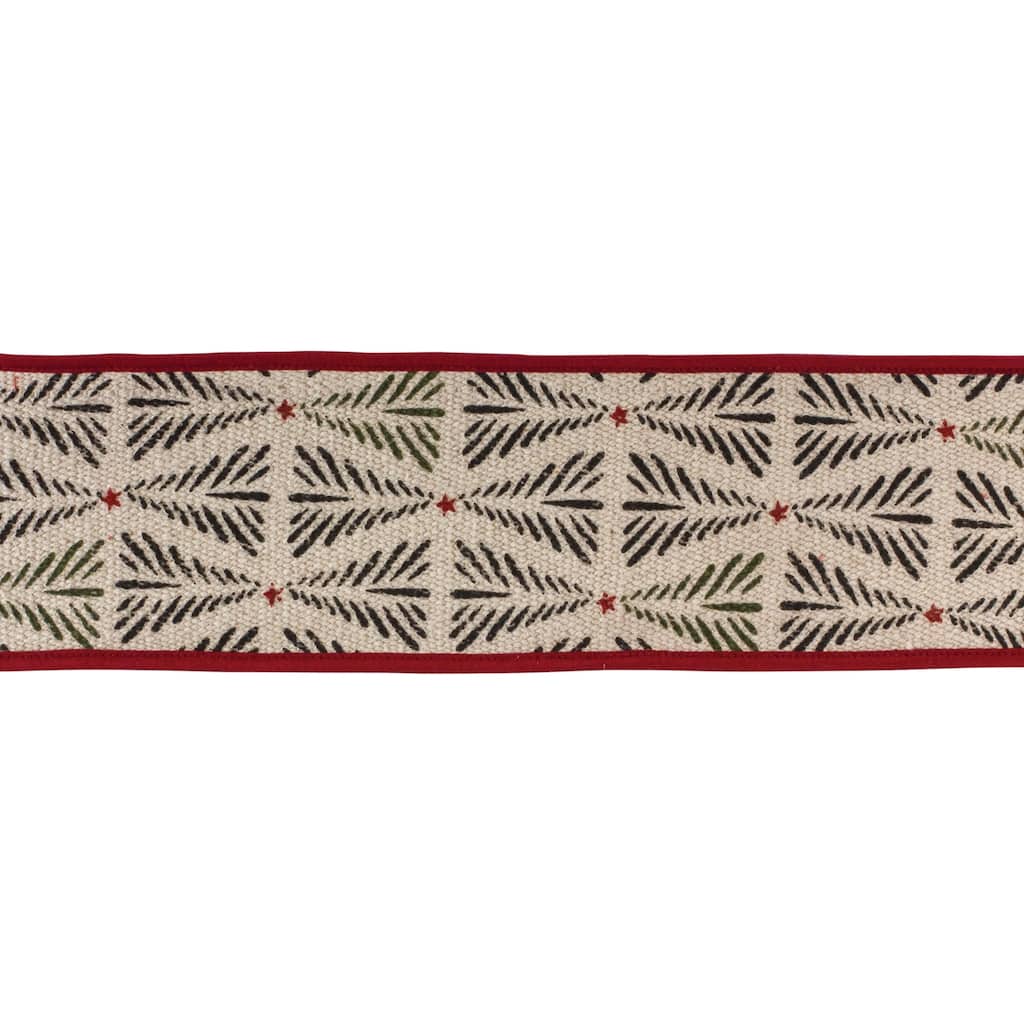 Rustic Holiday Pine Ribbon 4" x 5 yds.