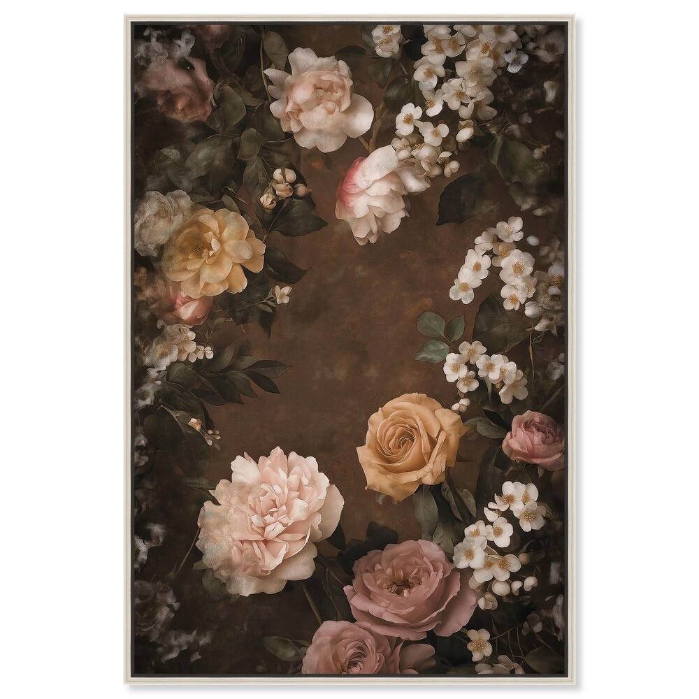 Faded Florals Fable I Canvas by Art Remedy