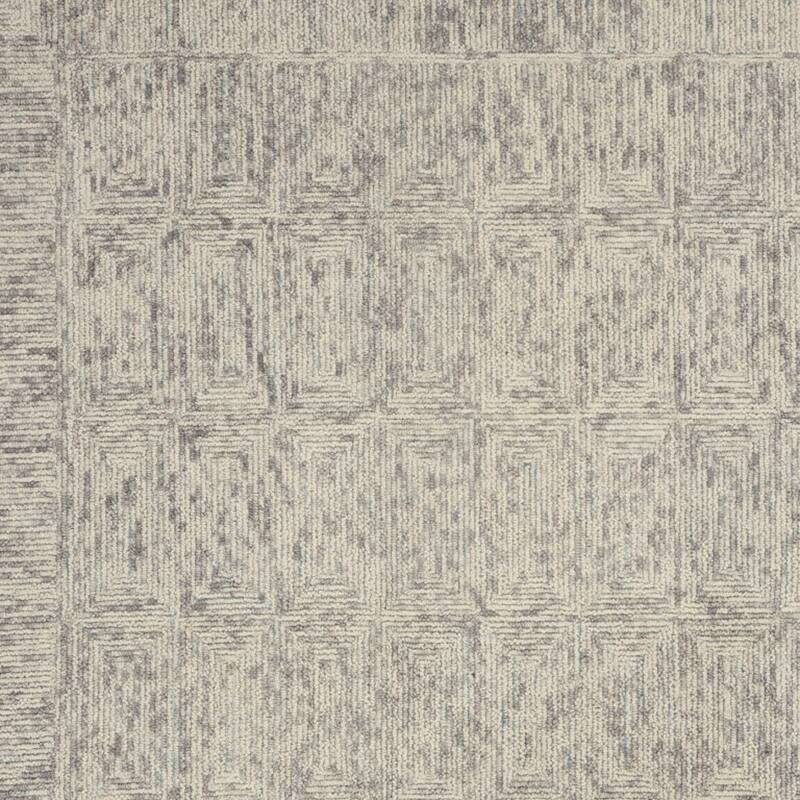 Duju Power Loomed Geometric Modern Soft Area Rug By HomeRoots - 117' X '93' X '0.5