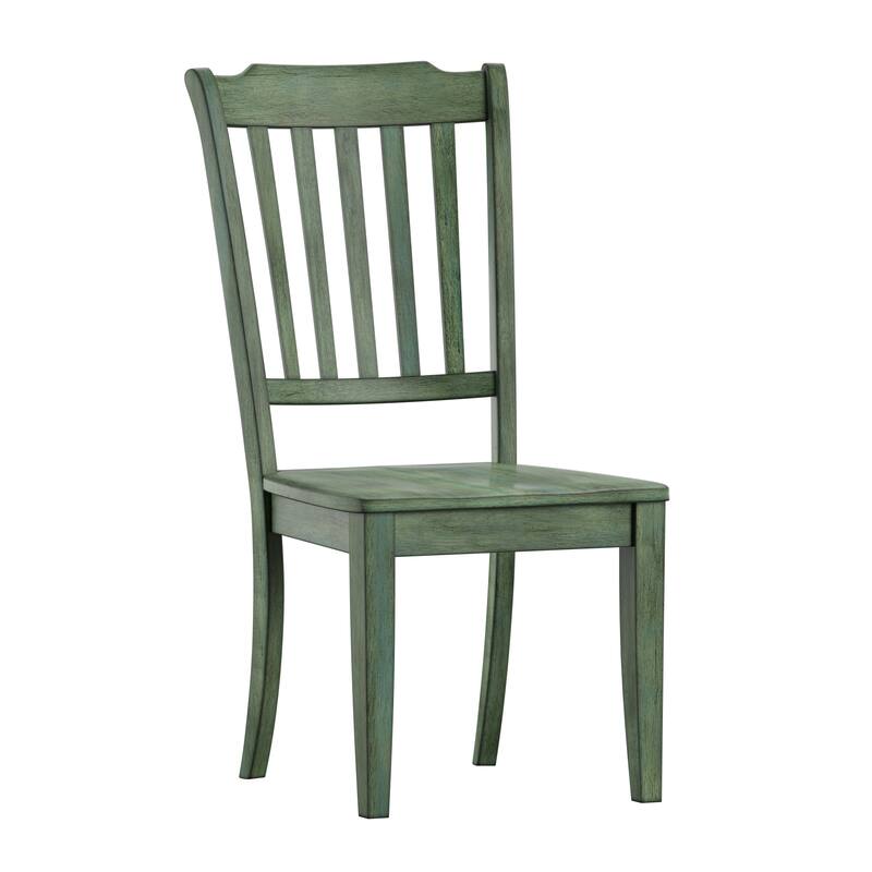 Eleanor Slat-back Wood Dining Chairs (Set of 2) by iNSPIRE Q Classic