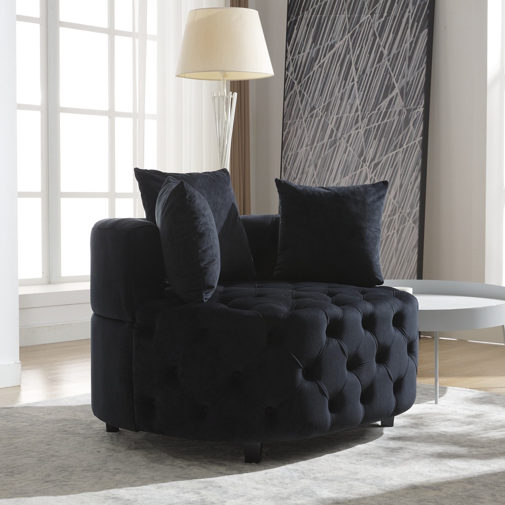 Black Barrel Chair Armless Accent Chairs Bed Bath Beyond