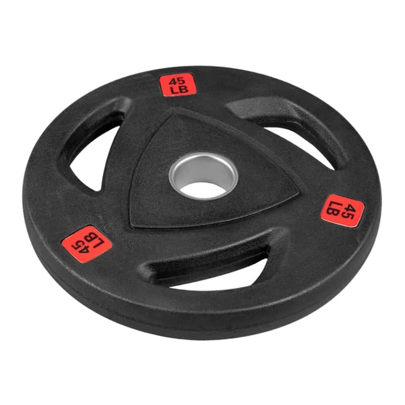 Weight Plates 2-Inch Rubber Bumper Plates, Olympic Weight Plates