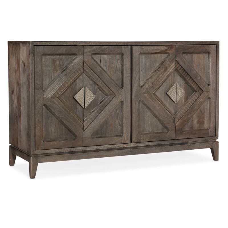 Commerce & Market Carved Accent Chest