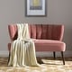 preview thumbnail 24 of 47, Becca Performance Fabric Channel Tufted Settee by Jennifer Taylor Home