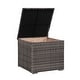preview thumbnail 4 of 17, Outdoor Wicker Storage Box 90 Gallon Resin Deck Box