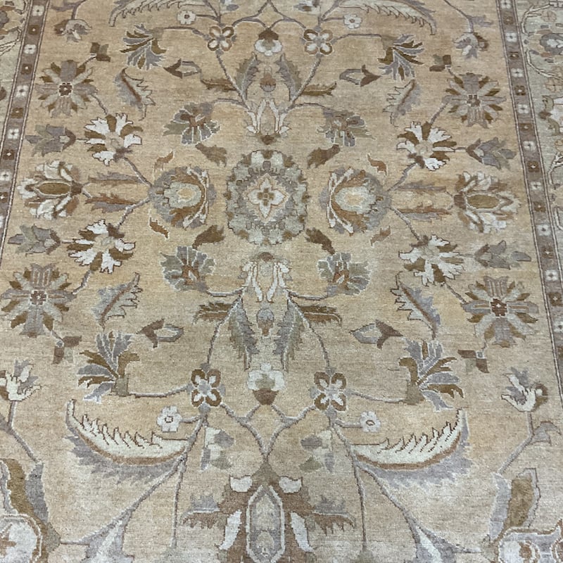 HERAT ORIENTAL Handmade Oushak Wool Rug - 6' x 9'