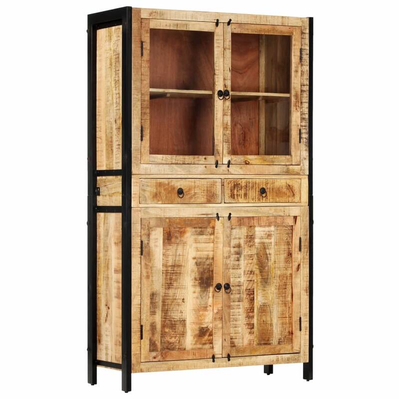vidaXL Cabinet Sideboard Unit Cupboard Side Cabinet for Living Room Solid Wood