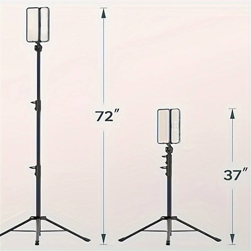 10000lm Dimmable Rechargeable Work Light w/ 2 Separate Lights, 2 Charge Ways Type C & Solar Powered
