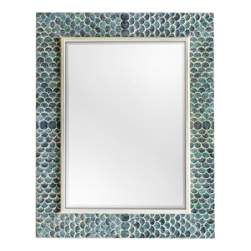 48” Blue Makaria Coastal Mirror