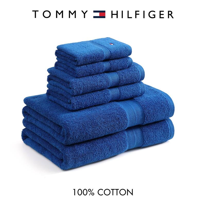 Tommy Hilfiger Modern American Cotton 6 Piece Towel Set - 6 Piece