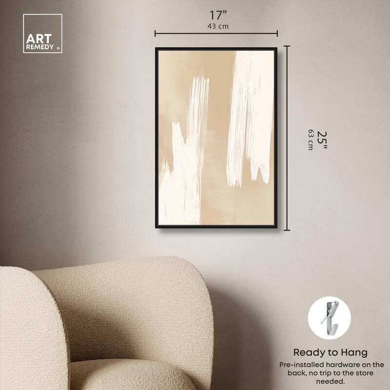 Gestural Grains II Canvas by Art Remedy