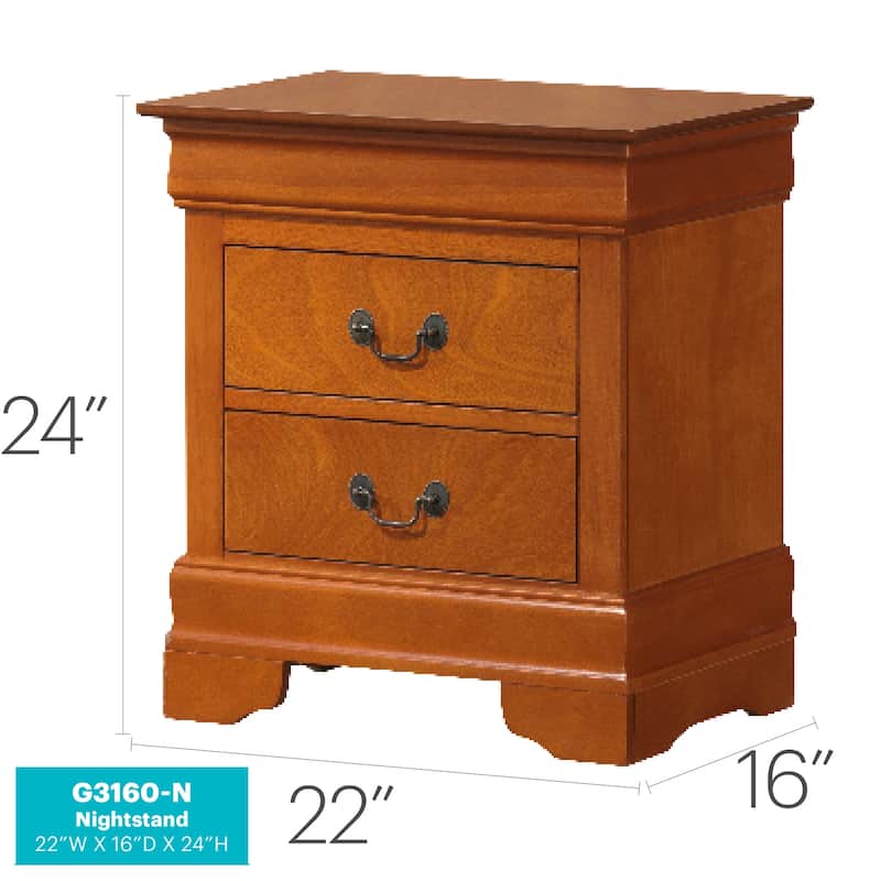 Oak Nightstand 24x22x16 with One Spacious Drawer, Compact Bedside Table for Bedroom Storage and Timeless Stylish Finish