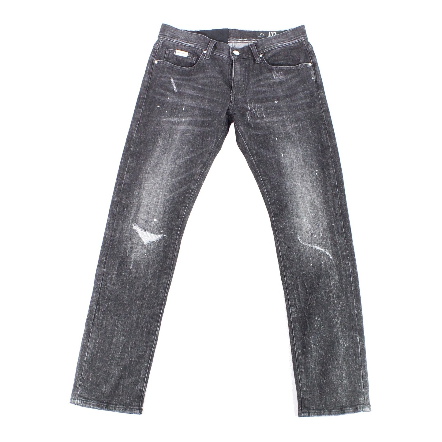 armani ripped jeans mens