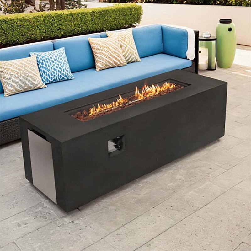 70 in Large Fire Pit Table With 60000 BTU/19kW Heat Output