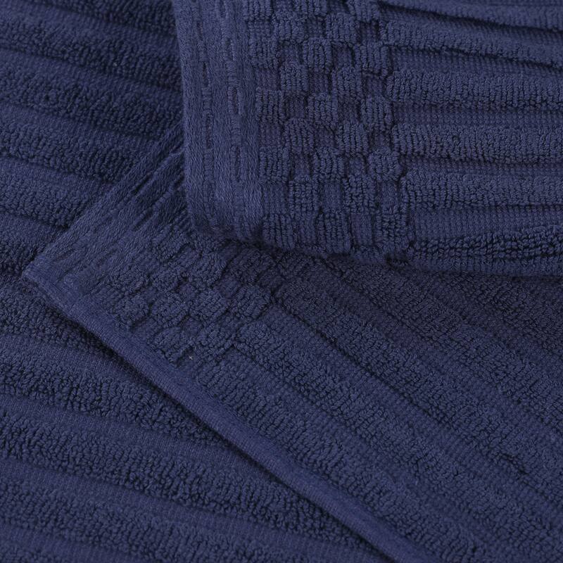 Superior Soho Ribbed Cotton Hand Towel Set of 4