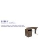 preview thumbnail 14 of 43, Pedestal 3-drawer Computer Desk with Keyboard Tray