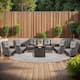 Option Brown Wicker / Grey Cusion