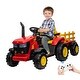 preview thumbnail 2 of 30, Kids Electric Tractor Toy, Battery-Powered 12V Vehicle with Safety Features and Music for Ages 3+.