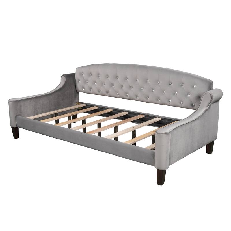 Modern Luxury Tufted Button Daybed,Twin