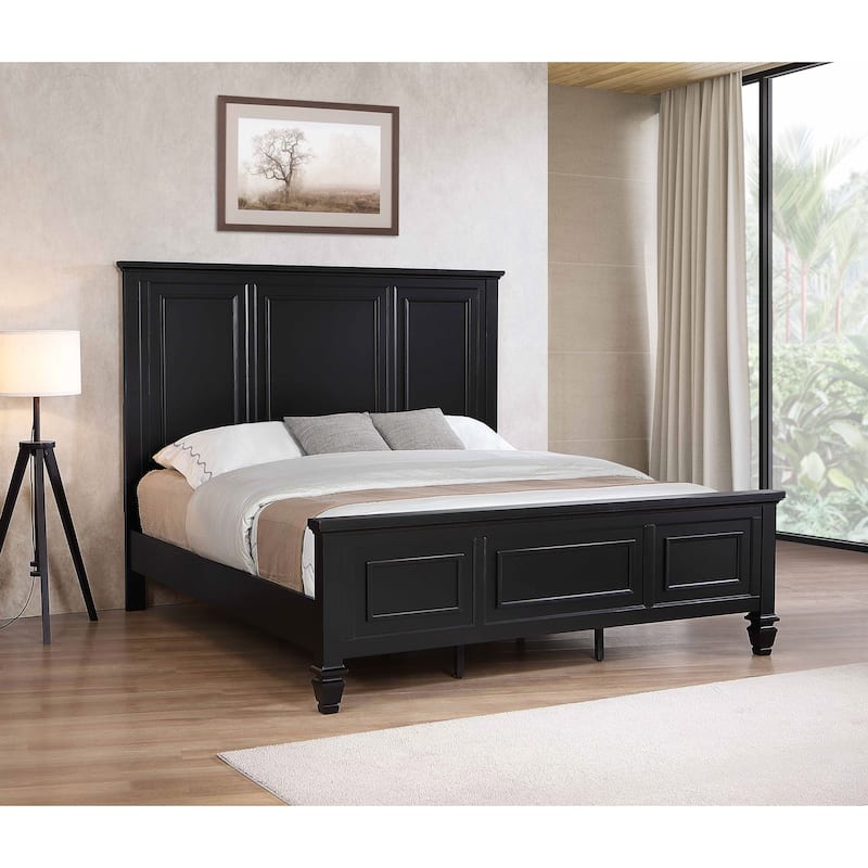 Sandy Beach Wood Panel Bed