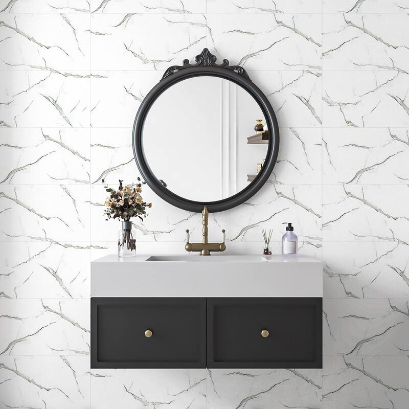 Art3d 10-sheet 24"x12" Interlock Wall Tiles Backsplash Tiles Cover 20 Sq.Ft.